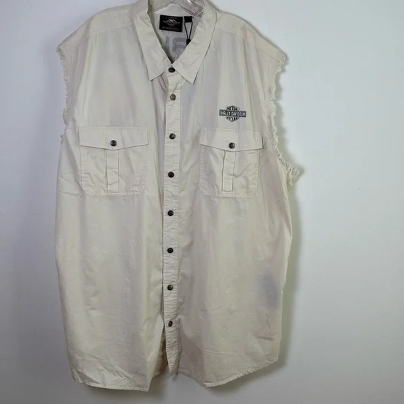 HARLEY-DAVIDSON Sleeveless Shirt 4XL New with Tags - Picture 10 of 11
